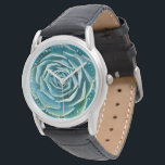 Echeveria Rosette, Secret Garden of Marrakech Watch<br><div class="desc">Echeveria rosette (Echeveria elegans),  a semi-desert succulent plant native to Mexico,  Secret Garden of Marrakech,  Medina of Marrakech,  Mouassine neighbourhood,  Morocco.</div>