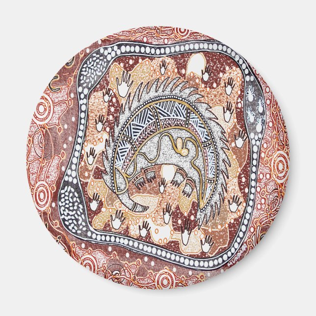 Echidna Dreaming Magnet (Front)