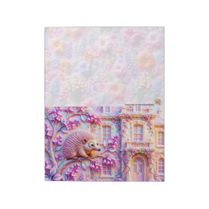 Echidna Hedgehog Castle Notepad
