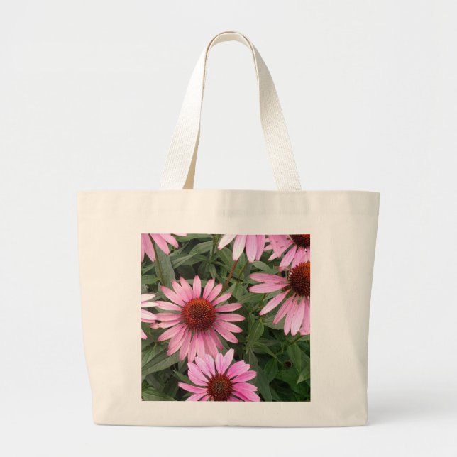 Echinacea cone flower tote  (Front)