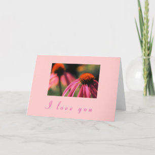 "Echinacea I Love You" Holiday Card