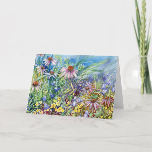 "Echinacea Meadow" Blank Notecard
