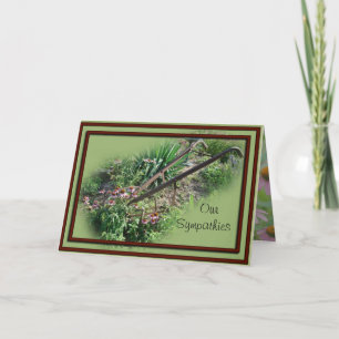 Echinacea & Old Cultivator-customise any occasion Card
