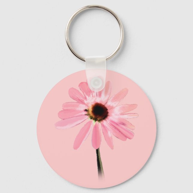 Echinacea purpurea key ring (Front)