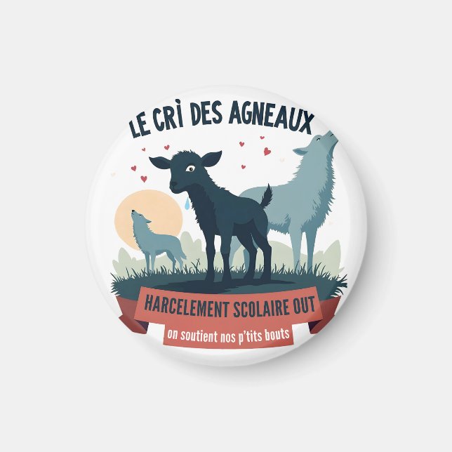 Écho Contre l’Oppression - Badge #BalanceTonTyra Magnet (Front)
