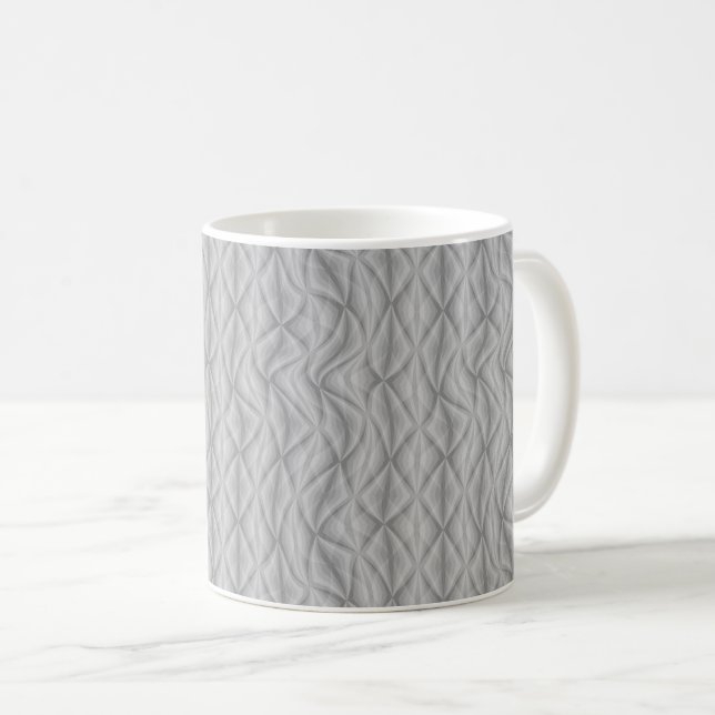 Echo Curves Mug – Retro Coffee Cup (Front Right)