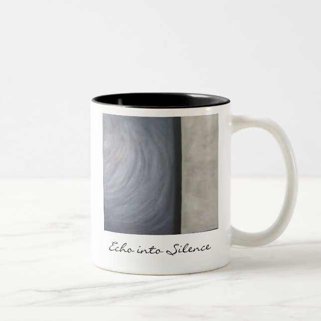 Echo into Silence Two-Tone Coffee Mug (Right)