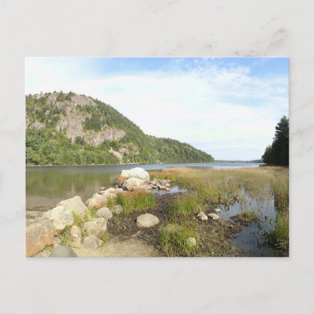 Echo Lake Beach at Acadia National Park Postcard (Front)