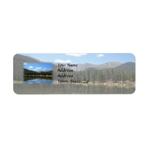 Echo Lake Mt Evans Colorado Return Address Label