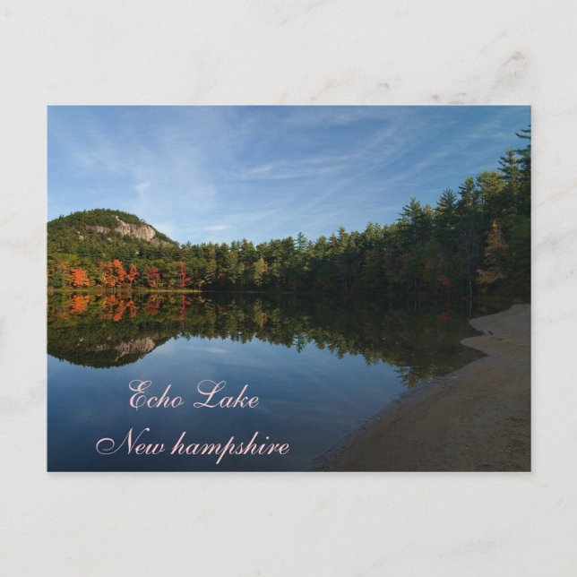 Echo Lake New Hampshire   Postcard (Front)