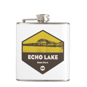 Echo Lake State Park New Hampshire Hip Flask