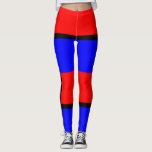 Echo Leggings<br><div class="desc">Red and blue Nautical flag symbol ECHO</div>