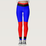 Echo Leggings<br><div class="desc">Red and blue Nautical flag symbol ECHO</div>