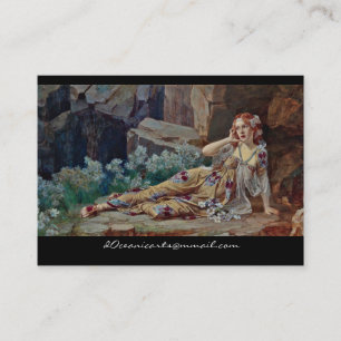 Echo Listening Beside a Cave Business Card