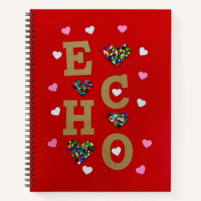 ECHO LOVE Spiral Notebook (Front)
