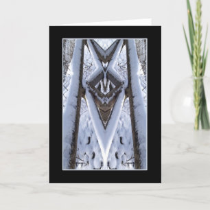 Echo of Snow Covered Bridge Card