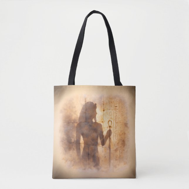 Echo of the Pharaoh Ancient Egyptian Art Tote Bag (Front)