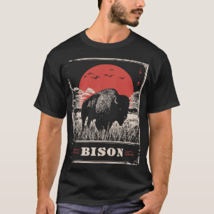 Echo of the Plains: Bison Future Relic T-Shirt