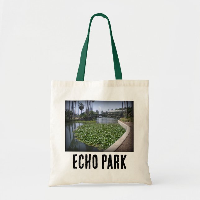 Echo Park Lake in Los Angeles, California Tote Bag (Front)