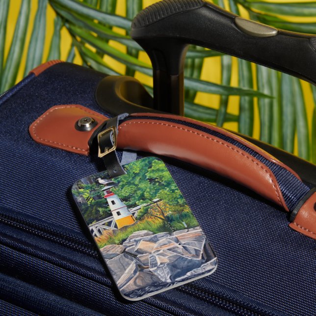 Echo Point Lighthouse Luggage Tag (Front Insitu 1)