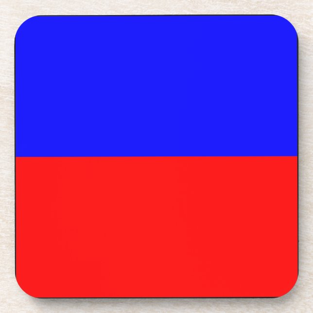 Echo Red and blue Coaster (Front)