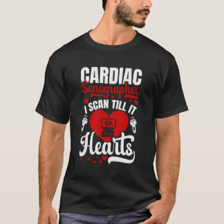 Echo Sonographer Cardiography Ultra Technician Car T-Shirt