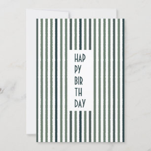 Echo Trails Custom Card – Macha Green Stripes