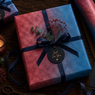 Echoes in Bluefire Wrapping Paper Sheet