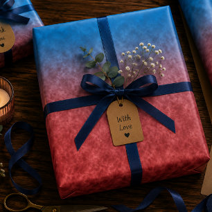 Echoes in Bluefire Wrapping Paper Sheet