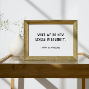 Echoes in Eternity Quote   Poster
