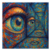 “Echoes in the Iris” - A Surreal Portrait
