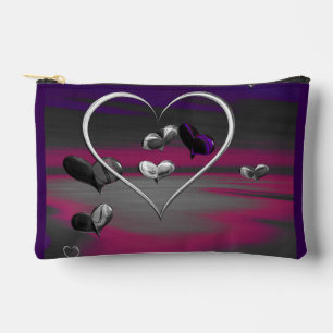 Echoes of a Metallic Romance Accessory Pouch