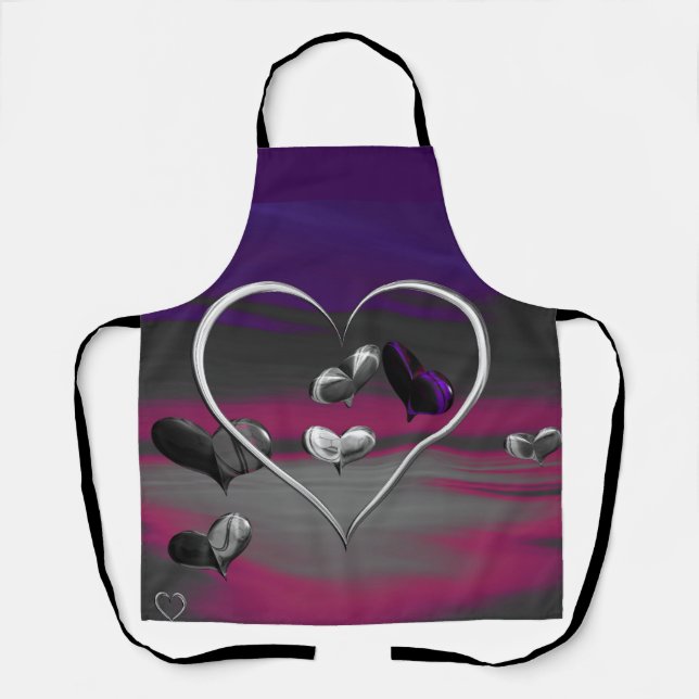 Echoes of a Metallic Romance  Apron (Front)