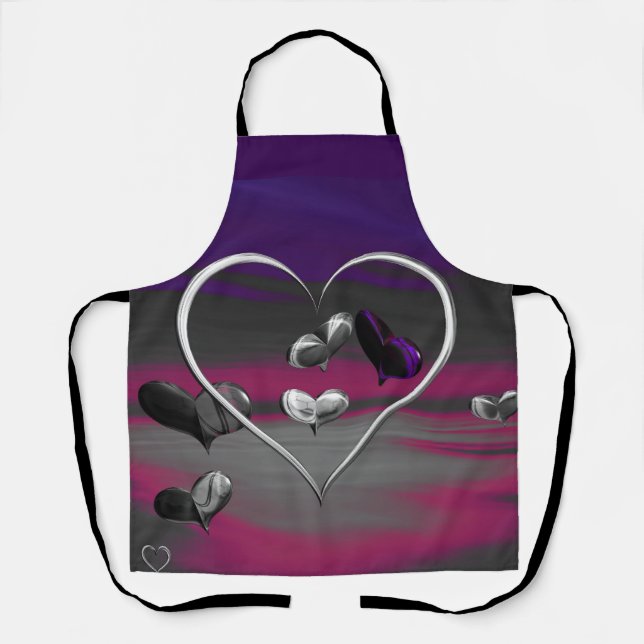 Echoes of a Metallic Romance  Apron (Front)