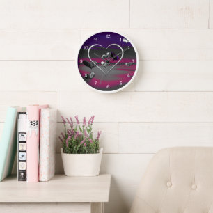 Echoes of a Metallic Romance Clock