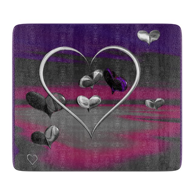 Echoes of a Metallic Romance  Cutting Board (Front)