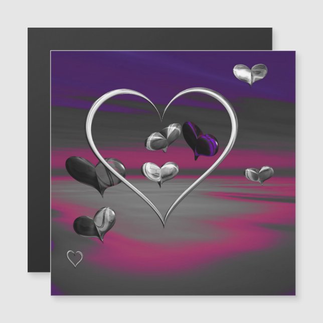 Echoes of a Metallic Romance Magnet (Front/Back)