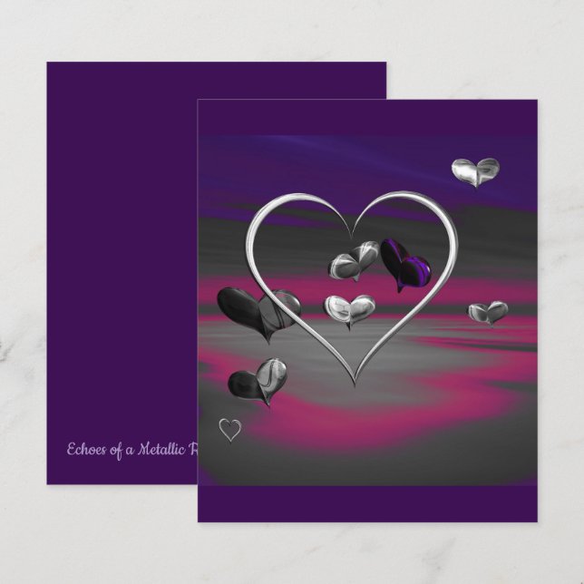 Echoes of a Metallic Romance Paper Sheet (Front/Back)