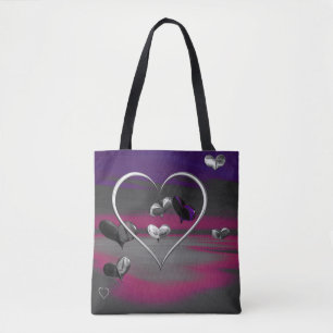 Echoes of a Metallic Romance Tote Bag