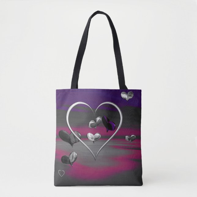 Echoes of a Metallic Romance  Tote Bag (Front)