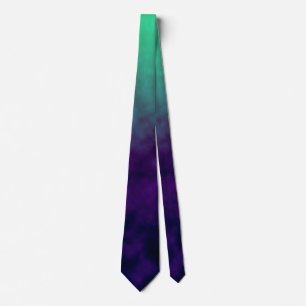Echoes of Amethyst Tide Tie