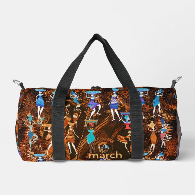 Echoes of Empowerment: March 8th Duffle Bag (Front)