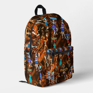 Echoes of Empowerment: March 8th Printed Backpack