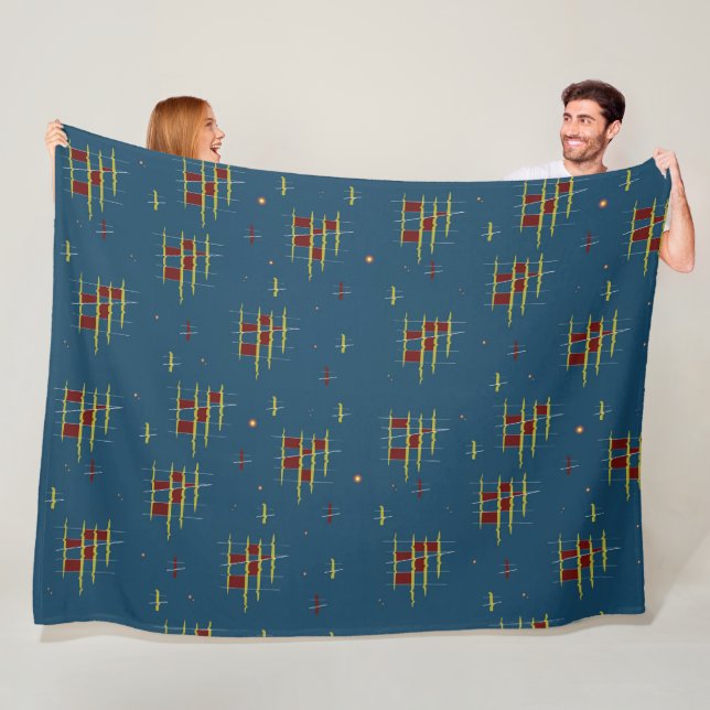 Echoes of Geometry  Fleece Blanket (In Situ)