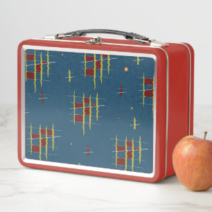 Echoes of Geometry Metal Lunch Box