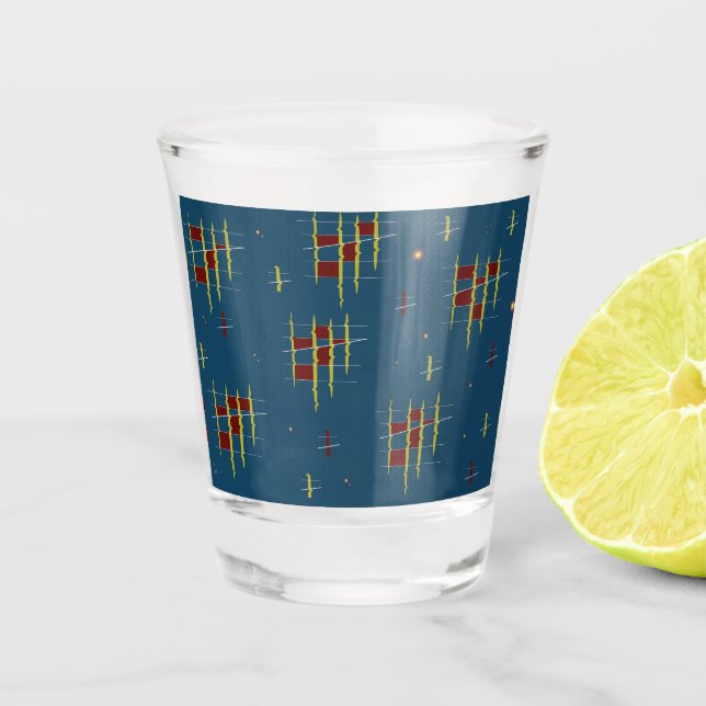 Echoes of Geometry  Shot Glass (Front)
