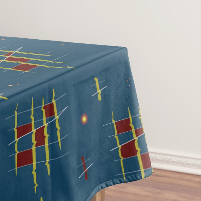 Echoes of Geometry  Tablecloth (In Situ)