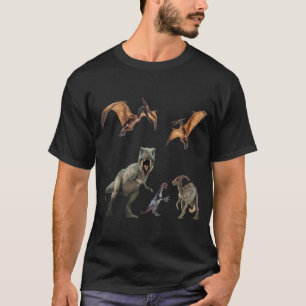 Echoes of Giants: A PrehistoricMen's Basic T-Shirt
