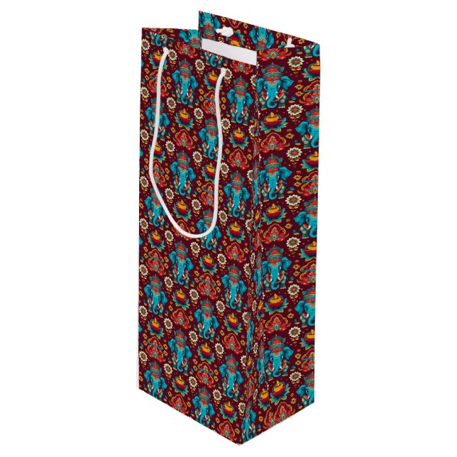 Echoes of Light, Steps of Grace Wine Gift Bag (Front Angled)