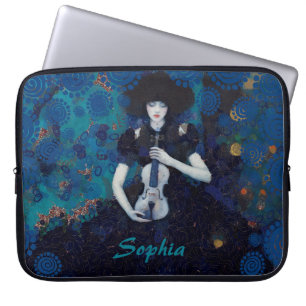 Echoes of Silence: A Violin’s Song of Healing Laptop Sleeve